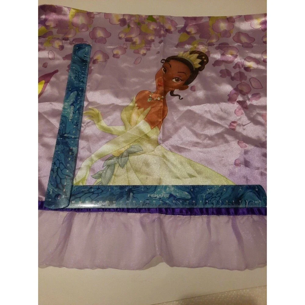 Disney Princess Tiana Purple Valance – Lavender Curtain Topper – Girls Room